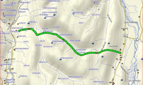 Gönguskarð -fellur niður vegna vatnavaxta