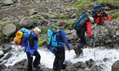 Ferðast með allt á bakinu