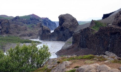Haustlitaferð í Jökulsárgljúfur: Hólmatungur-Ásbyrgi