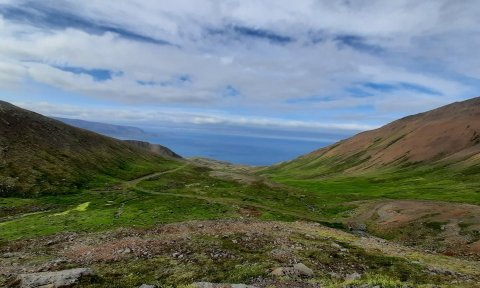 Siglufjarðarskarð. Fjallahjólaferð á rafhjóli  