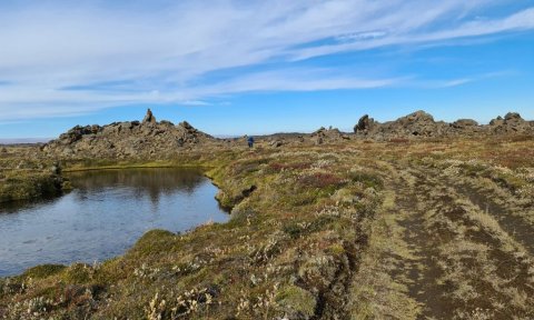 Svartárkot-Suðurárbotnar: Fjallahjólaferð á rafhjóli