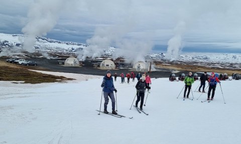 Skíðaferð: Þeistareykjabunga