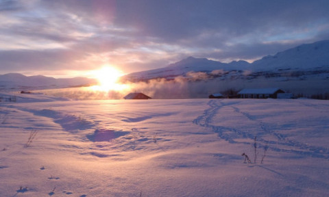 Draflastaðafjall. 734 m. Göngu- eða skíðaferð