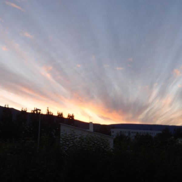 Morgunroði við upphaf ferðar