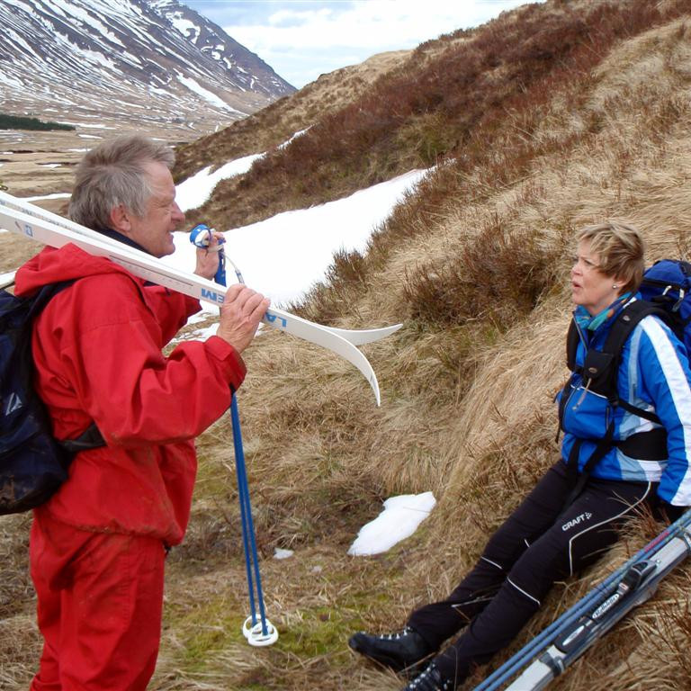 Hnrik Bak og Elín komin langleiðina að Hóli