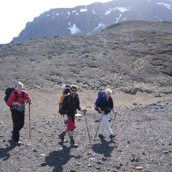 Ólöf, Frímann og Jóhanna í góðum gír..