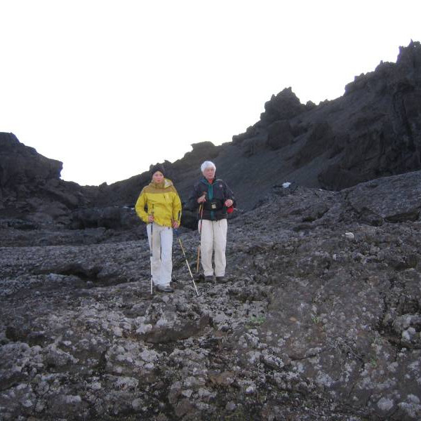 Nanna Björn (11 ára) og Jóhanna (70 ára).