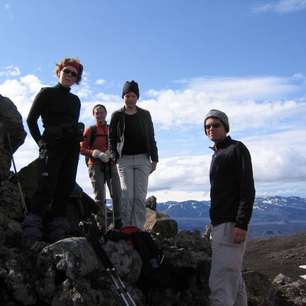 Sigga Stína, Lína, Nanna Björk og Skúli.