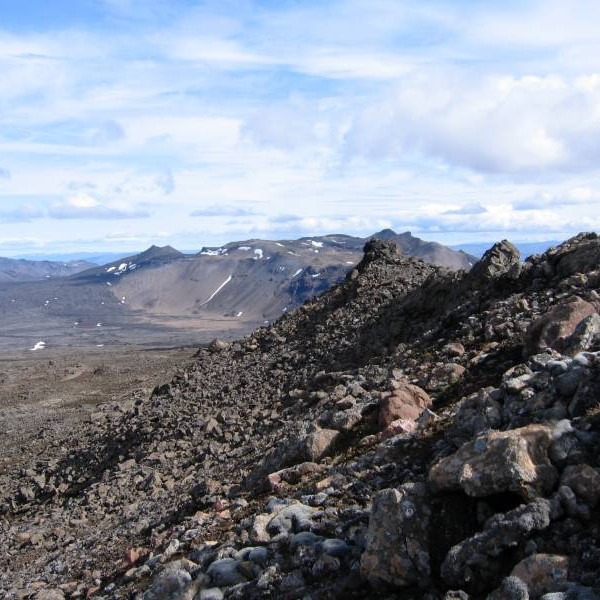 Séð af Kollóttudyngju til norðurs á Eggert.