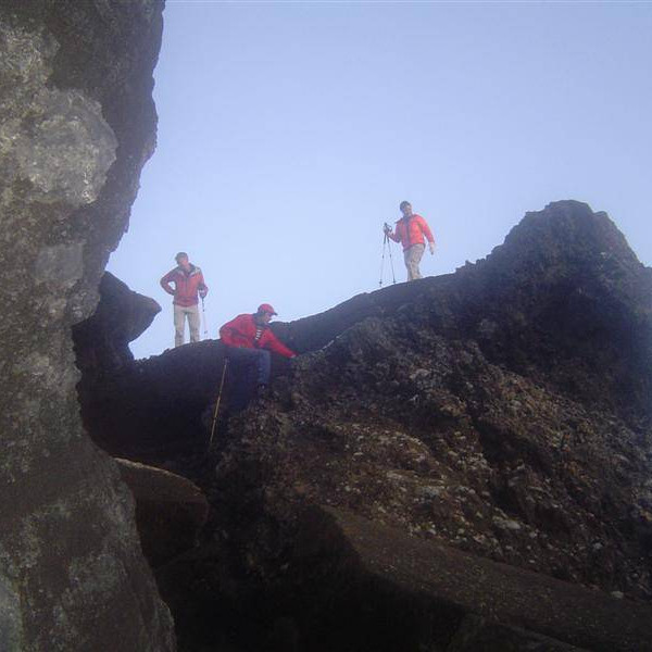 Landslagið á þessu svæði er misslétt.