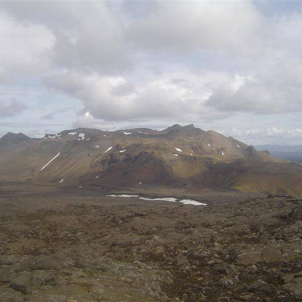 Eggert norðan Kollóttudyngju.