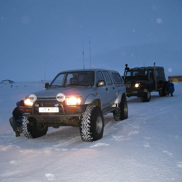 Gert klárt við Hrossaborg