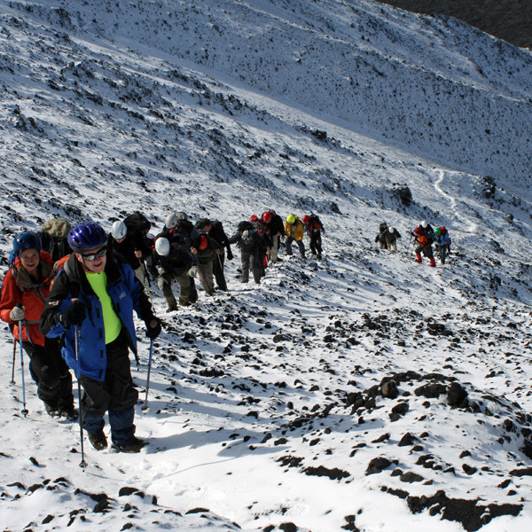 Efst í gilinu vestan í Herðubreið, í um 1.400 m hæð.