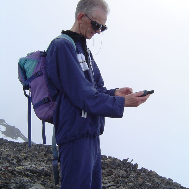 Hvar erum við eiginlega hér er allt hvítt.