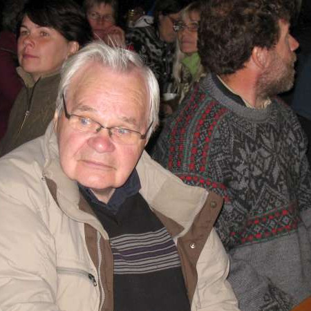 Magnús Tryggvason, Frímann Guðmundsson og Kristjana skálavörður.