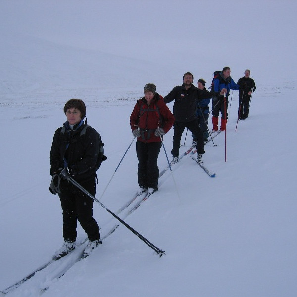 Komin í fínan snjó og gott færi.