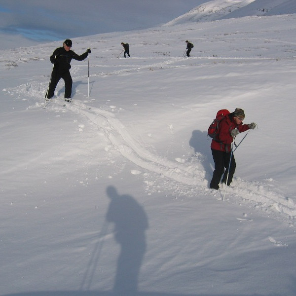 Sól, snjór og gil. Hvað getur verið betra:-)