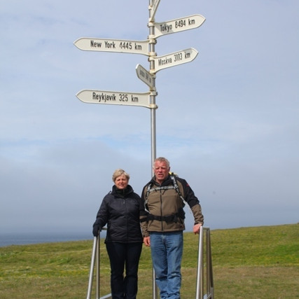 Hjónin Páll og Sigríður frá Selfossi á baugnum