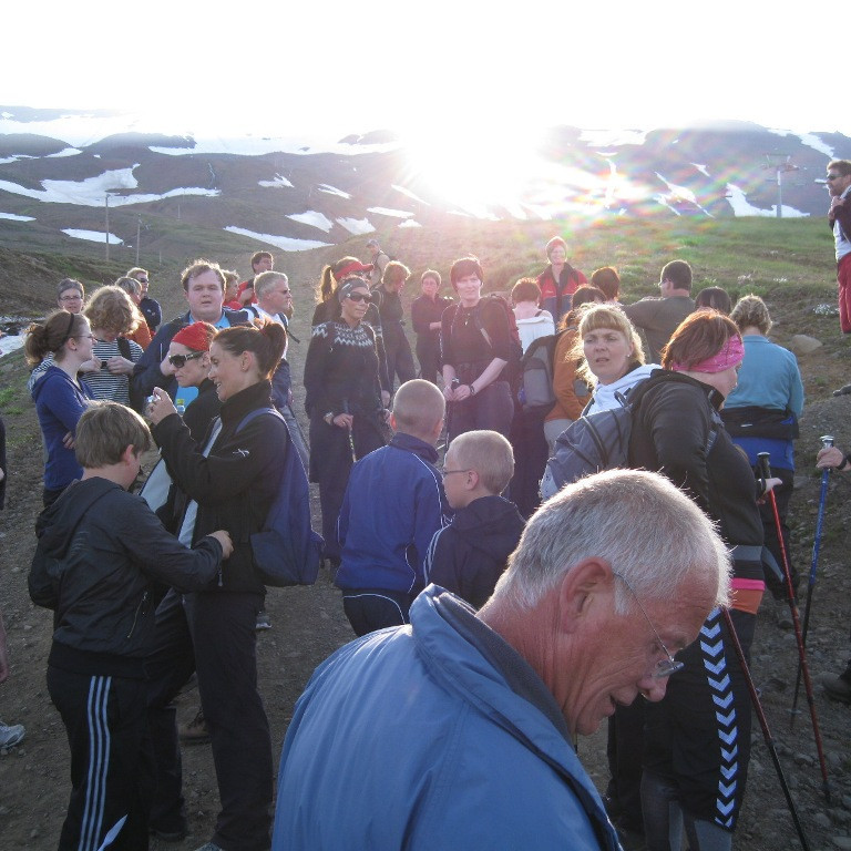 Nokkuð stór hópur um 55 manns