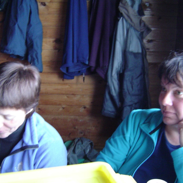 Verður hægt að kinda upp? Anna bjargaði nú miklu með sínum góða prímus.