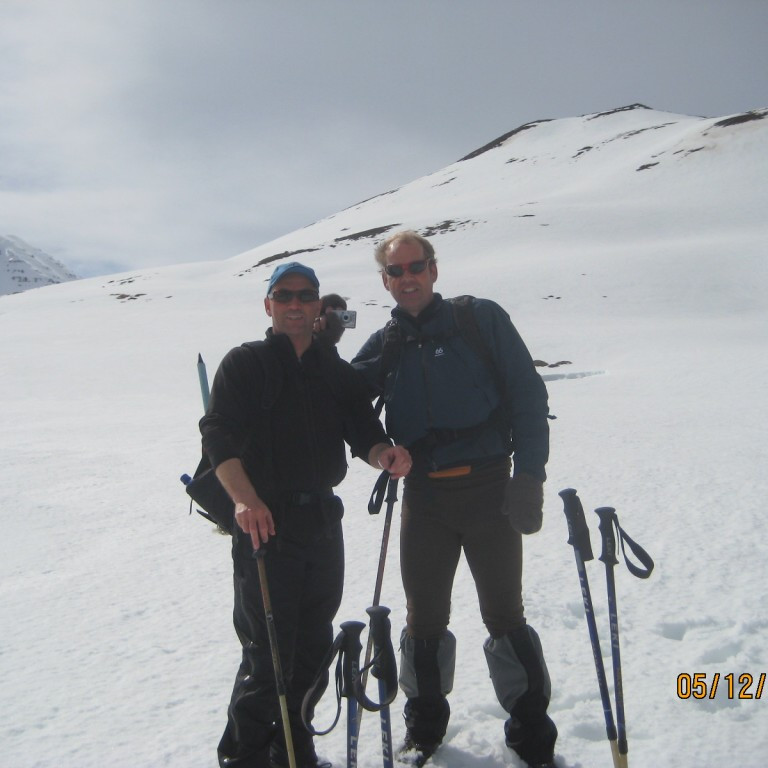 Konni og Heimir komnir inn á Hofsárdal.