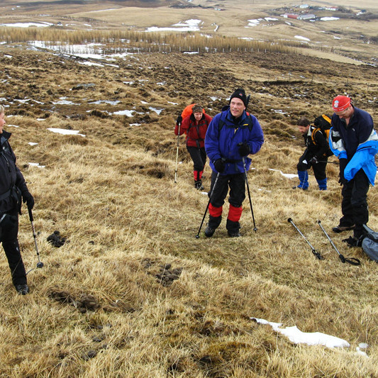 Þetta var svona úr og í veður.