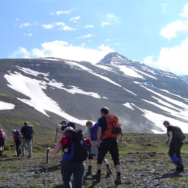 Tindurinn framundan virðist ókleifur úr þessari átt