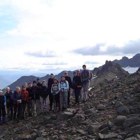 Hópurinn sem fór sjö tindana