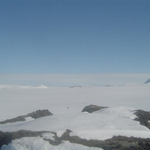 Séð til baka í suð-austur, Hágöng til hægri.