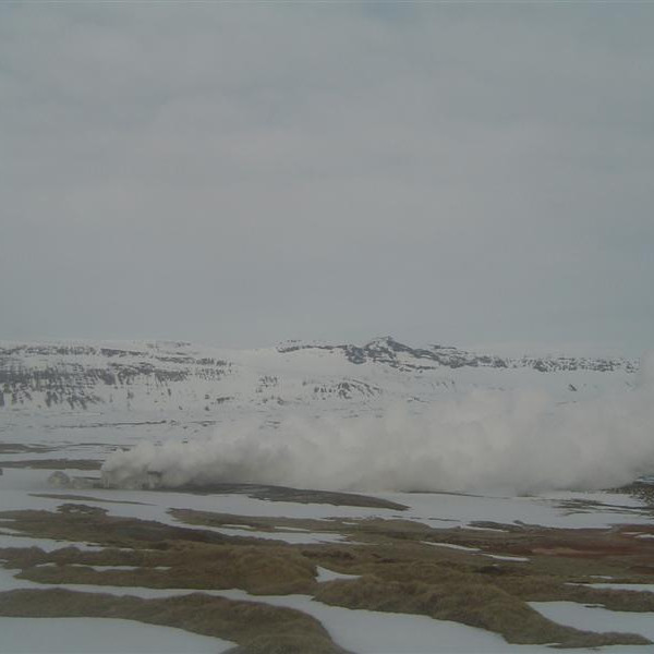 Við upphaf ferðar daginn eftir.