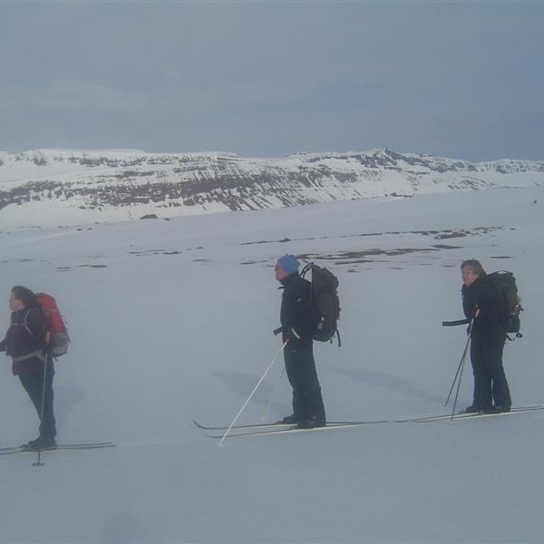 Alltaf sama góða færið og veðrið.