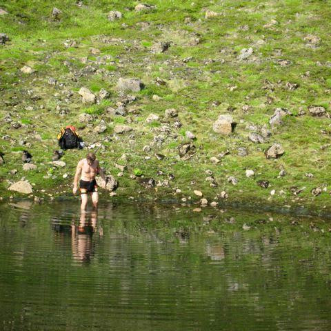 Baðferð í Víkurdal