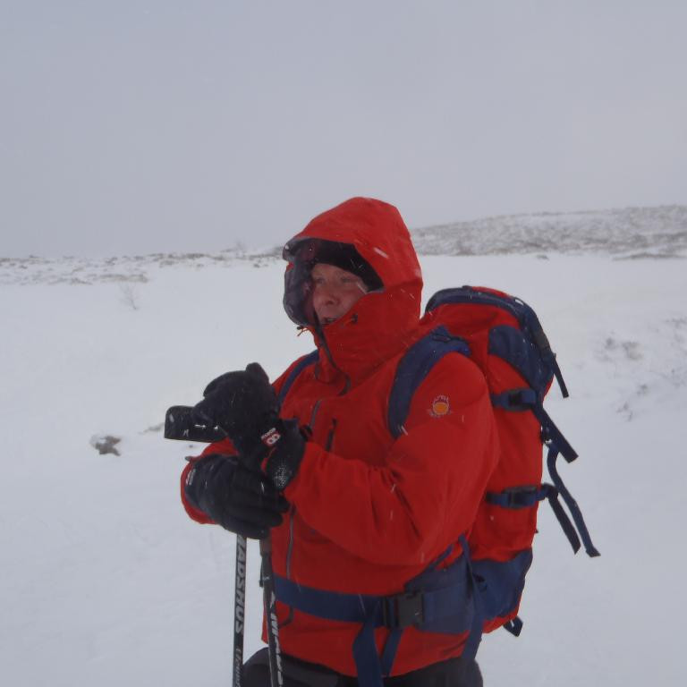 Stífur vindur á móti svo ferðin sóttist seint