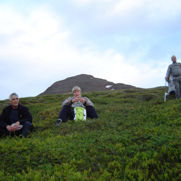 Sólin skín á Sólarfjall sem verður farið á um næstu helgi