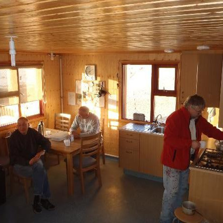 Allt var í lagi þegar komið var á staðinn. Síðustu gestirnir voru enn í Dreka.