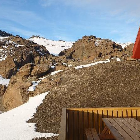 Horft frá Fjólubúð vestur í Dyngjufjöll.