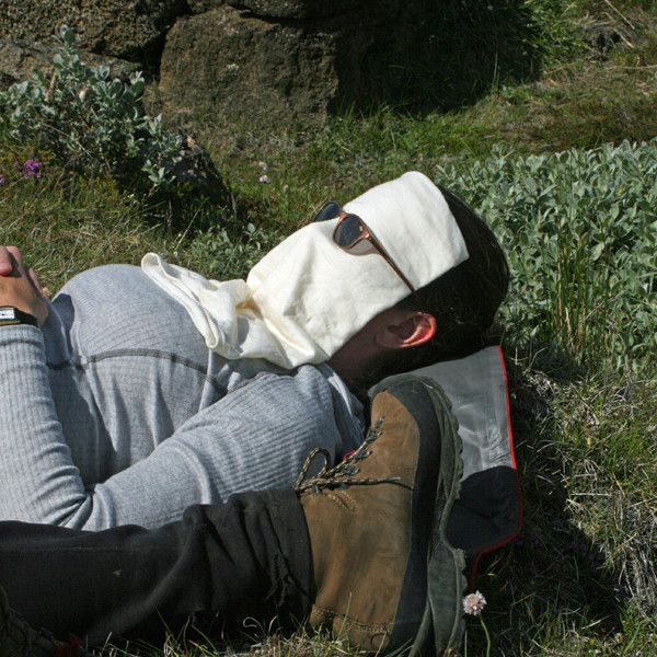 Miðdegislúr í Botnatóft í Suðurárbotnum.