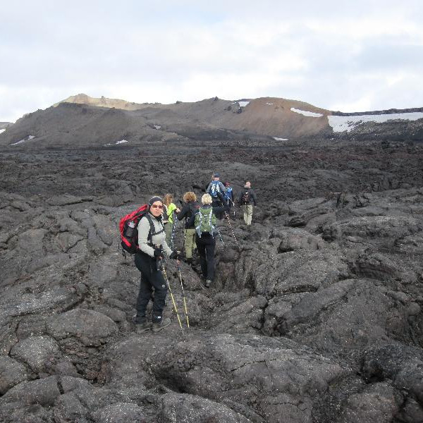Á leið í Jónsskarð daginn eftir