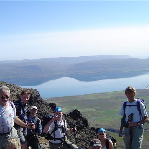 Reistarárskarð sjáið hvað fjörðurinn er fallegur