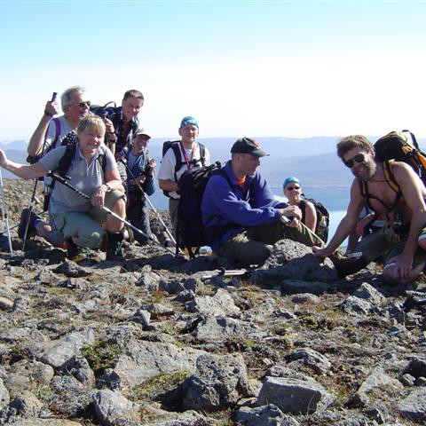 Hópurinn Finnar og Íslendingar í bland