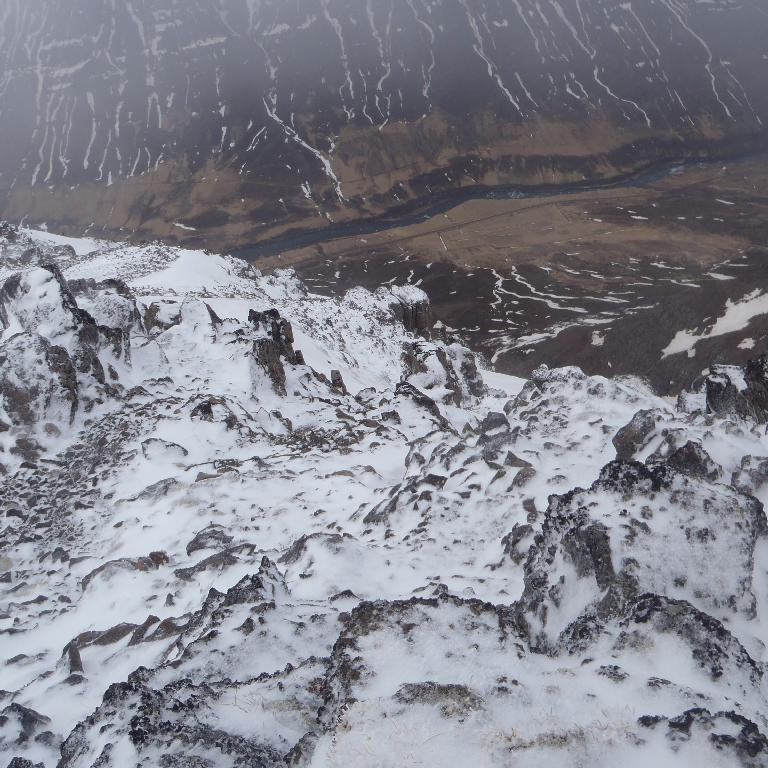 Séð niður í Fnjóská