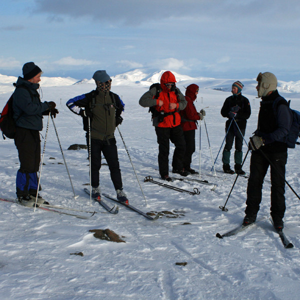 Staldrað við á háheiðinni.
