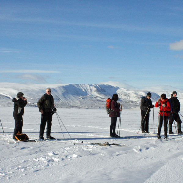 Á hábungu Fljótsheiðar (311 m). Horft vestur til Ljósavatnsskarðs.