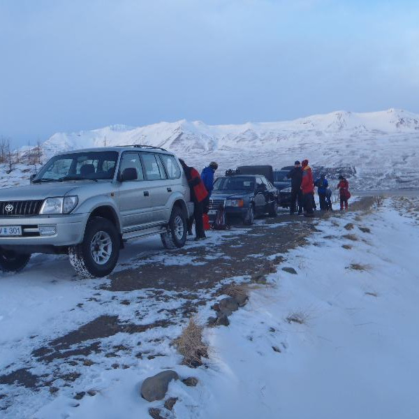 Lagt að stað frá Seli