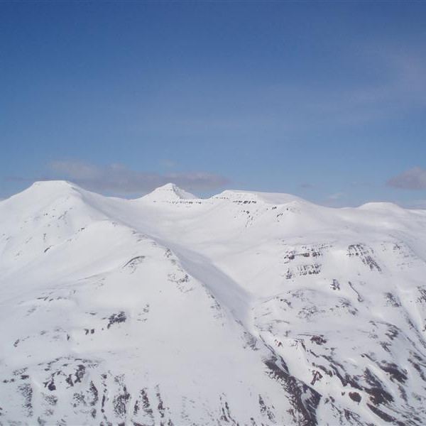 Kista, Strýta, Bunga og Blátindur.