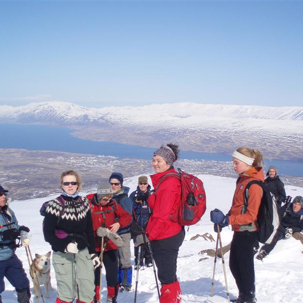 Nutum lífsins í góða veðrinu.