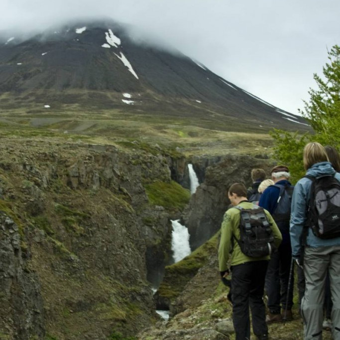 Baulufallsfoss og Háifoss