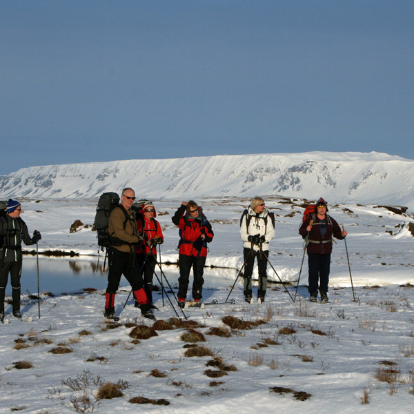 Við silfurtærar lindir sunnan Botnakofa  Bláfjall.