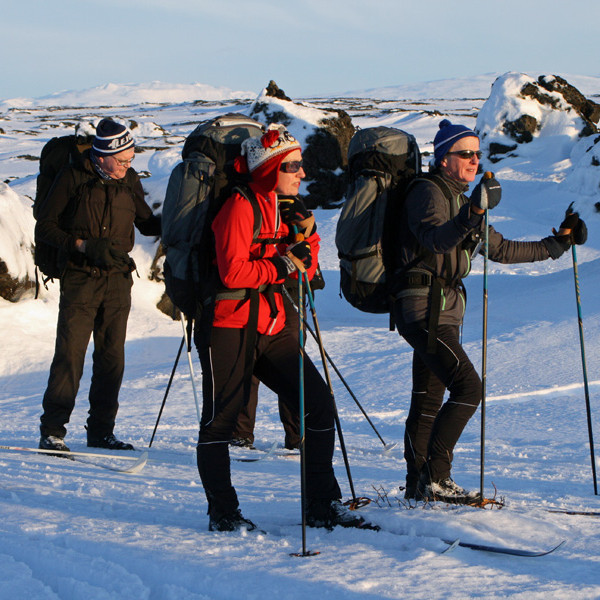 Staldrað við nærri Efstalæk í Suðurárbotnum.