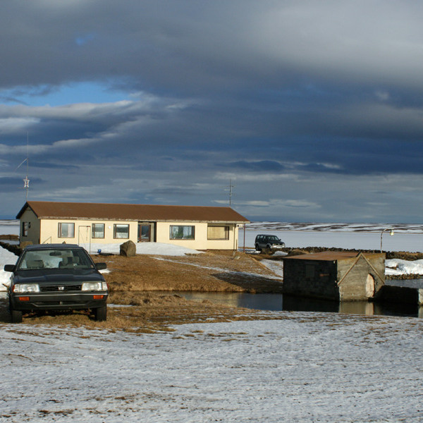 Í Svartárkoti við upphaf ferðar í Botna.